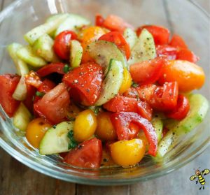 cucumber tomato salad pic